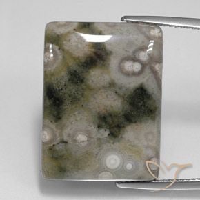 23.21ct 天然 彩色 碧玉, 狭长方形, 不透明