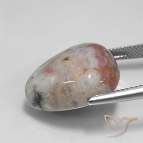 26.95克拉天然碧玉，梨形，不透明