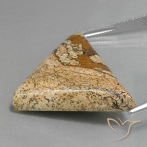 53.88克拉天然碧玉，胖三角形，不透明