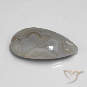 26.74克拉天然碧玉，梨形，不透明