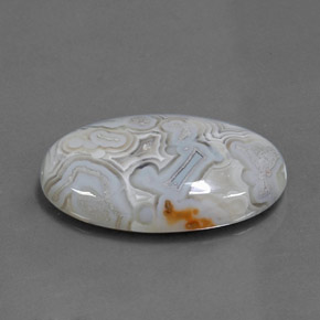 19.31克拉天然多色碧玉，椭圆形切割，26.6×16.1毫米，不透明