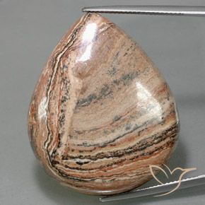 62.26ct 天然 彩色 碧玉, 梨形, 不透明