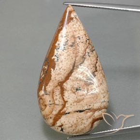 43.77ct 天然 彩色 碧玉, 梨形, 不透明