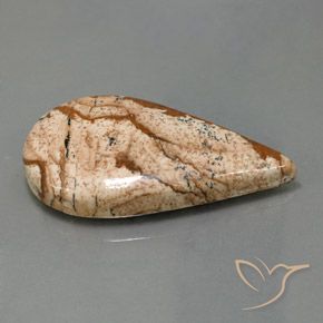 43.77克拉天然碧玉，梨形，不透明