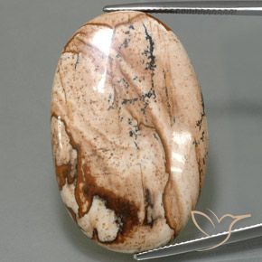 40.77ct 天然 彩色 碧玉, 椭圆形, 不透明