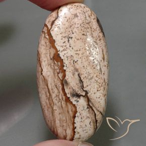 55.96ct 天然 彩色 碧玉, 椭圆形, 不透明