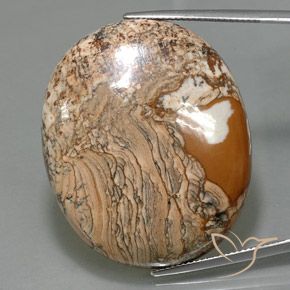 67.93ct 天然 彩色 碧玉, 椭圆形, 不透明