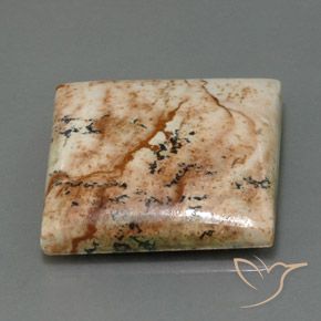 25.13克拉天然碧玉，正方形，不透明