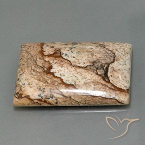32.44克拉天然碧玉，狭长方形，不透明