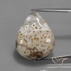 33.07ct 天然 彩色 碧玉, 梨形, 不透明
