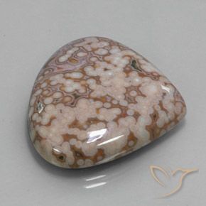 52.10克拉天然碧玉，梨形，不透明