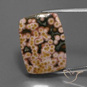 21.22ct 天然 彩色 碧玉, 狭长方形, 不透明