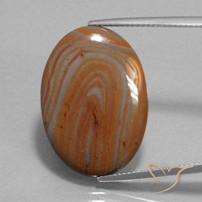 15.17ct 天然 彩色 碧玉, 椭圆形, 不透明