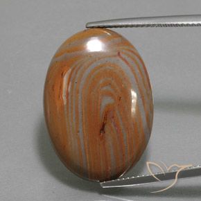 17.79ct 天然 彩色 碧玉, 椭圆形, 不透明