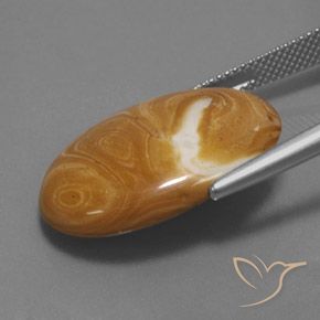 16.21克拉天然碧玉，椭圆形，不透明