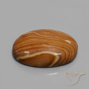 16.90克拉天然碧玉，椭圆形，不透明