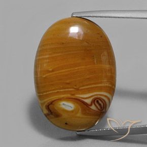 14.78ct 天然 彩色 碧玉, 椭圆形, 不透明