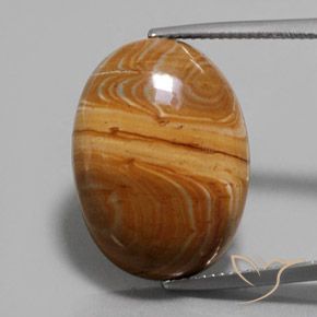 17.22ct 天然 彩色 碧玉, 椭圆形, 不透明
