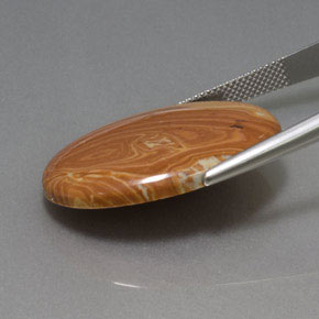 20.59克拉天然碧玉，椭圆形切割，不透明