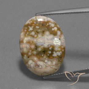 12.13ct 天然 彩色 碧玉, 椭圆形, 不透明