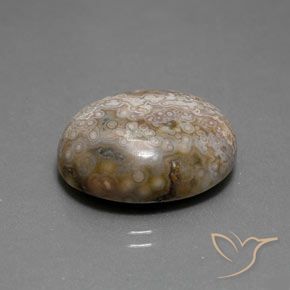 15.26克拉天然碧玉，椭圆形，不透明