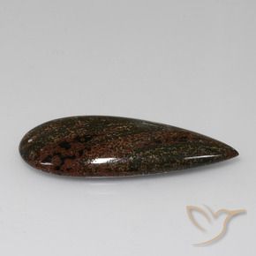 14.50克拉天然碧玉，梨形，不透明