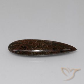 12.43克拉天然碧玉，梨形，不透明