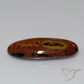 16.54克拉天然碧玉，椭圆形，不透明