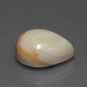 9.05克拉天然多色碧玉，梨形，15.8×12毫米，不透明