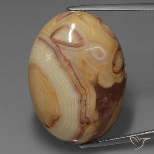 42.51ct 天然 彩色 碧玉, 椭圆形, 不透明