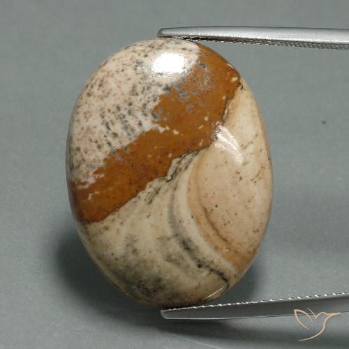 22.11ct 天然 彩色 碧玉, 椭圆形, 不透明, Photo A