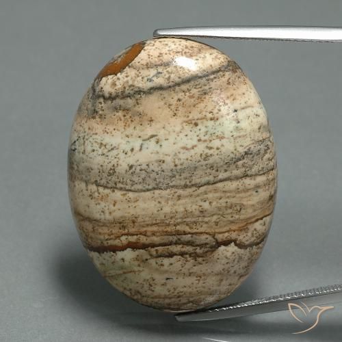 40.60ct 天然 彩色 碧玉, 椭圆形, 不透明