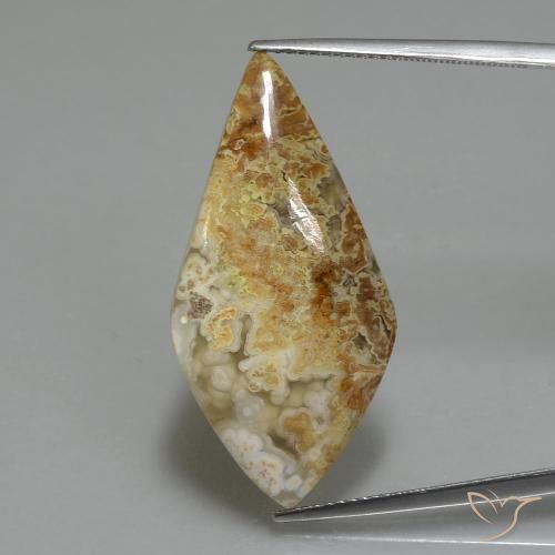14.89ct 天然 彩色 碧玉, 花式切割, 不透明