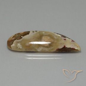 14.43克拉天然碧玉，花式切割，不透明
