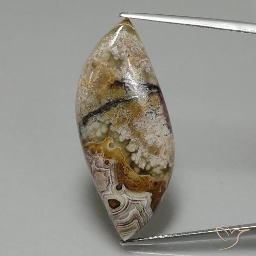 22.13ct 天然 彩色 碧玉, 花式切割, 不透明