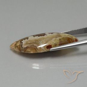 17.84克拉天然碧玉，花式切割，不透明
