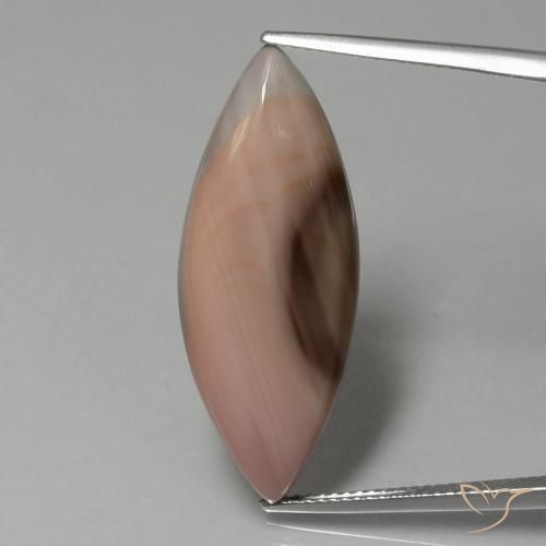 13.77ct 天然 彩色 碧玉, 榄尖形, 不透明