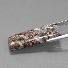 12.20克拉天然碧玉，狭长方形，不透明