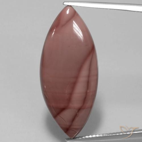 16.18ct 天然 彩色 碧玉, 榄尖形, 不透明