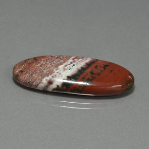 17.25克拉天然碧玉，椭圆形切割，不透明