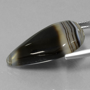 15.22克拉天然碧玉，梨形，半透明