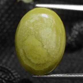 7.63克拉天然碧玉，椭圆形切割，不透明