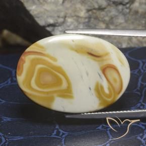 20.47克拉天然碧玉，椭圆形，不透明