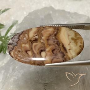 23.33克拉天然碧玉，椭圆形，不透明