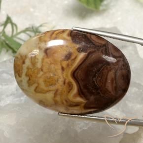32.92克拉天然碧玉，椭圆形，不透明