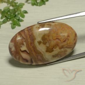 23.47克拉天然碧玉，椭圆形，不透明