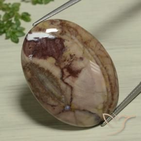 26.89克拉天然碧玉，椭圆形，不透明