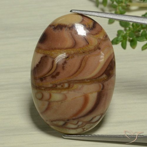 22.47ct 天然 彩色 碧玉, 椭圆形, 不透明