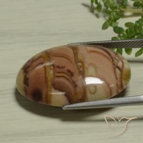 22.47克拉天然碧玉，椭圆形，不透明