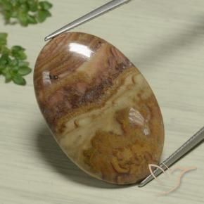 25.93克拉天然碧玉，椭圆形，不透明